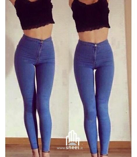 Skinny Jeans Simple Blue