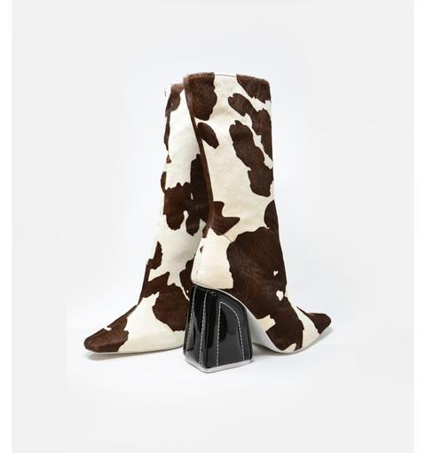 Jeffrey campbell hotsell cow print boots