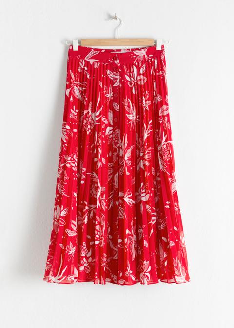 Pleated midi hotsell skirt other stories