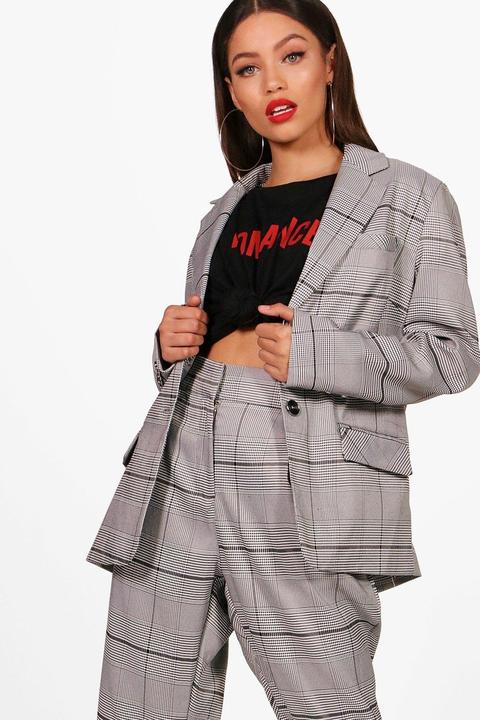 Blazer A Quadri Principe Galles