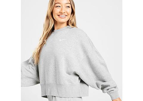 nike oversized hoodie grey