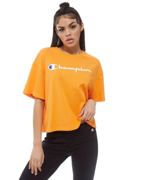 Champion Camiseta Script Boxy