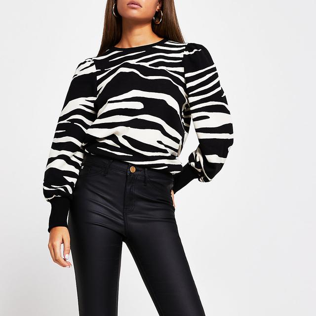 River island 2025 zebra jumper