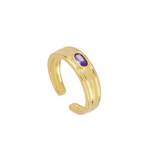 Anillo Ceo Lila Gold