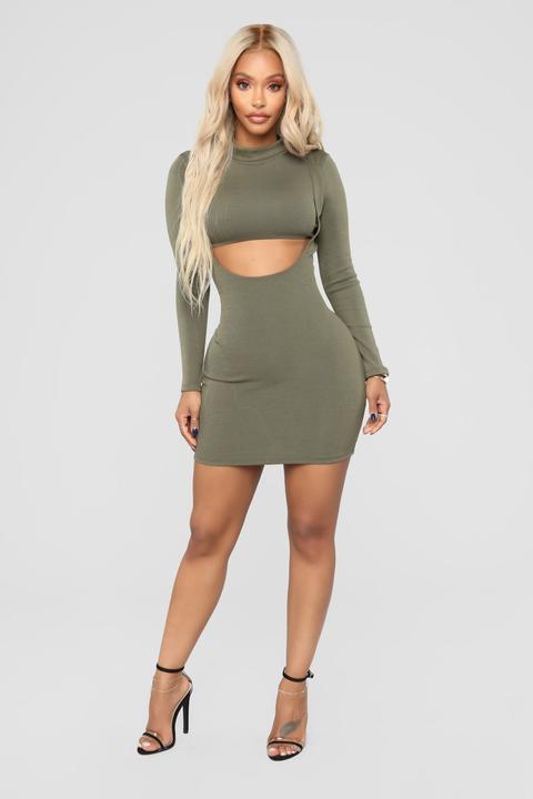 Craving More Dress - Olive