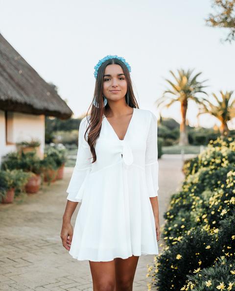 Vestido Cayetana · Blanco