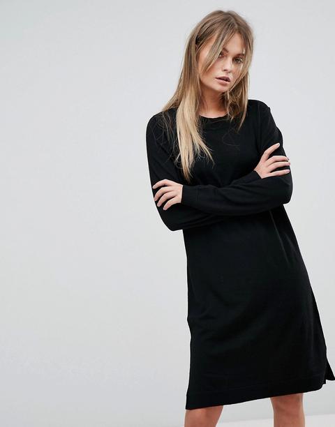 Selected - Vestito In Maglia - Nero