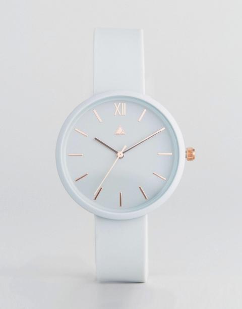 Reloj De Silicona Gris De Asos