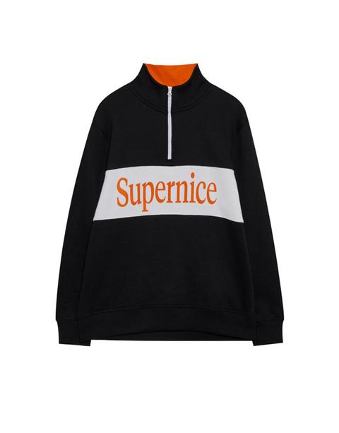 Sudadera Cremallera 'supernice'