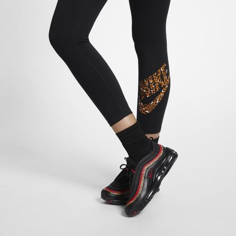 desconectado tímido bádminton Leggings Nike Sportswear Animal Print - Donna - Nero de Nike en 21 Buttons