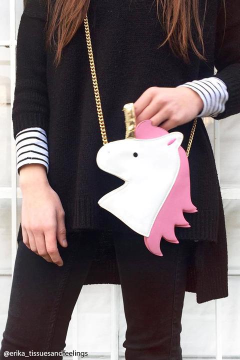 Borsa A Tracolla Con Unicorno