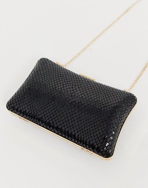 Dune Snake Print Bag With Chain Strap-multi