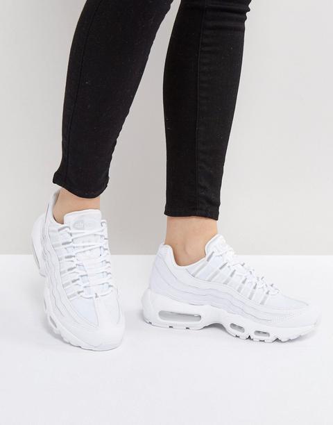 Nike - Air Max 95 Essential - Scarpe Da Ginnastica Bianche - Bianco