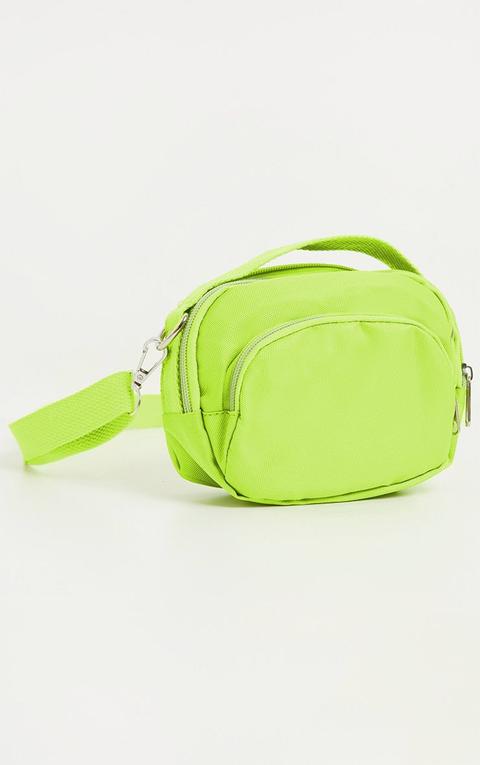 Lime Nylon Mini Bag