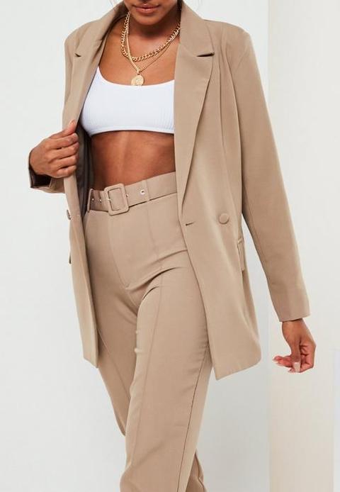 stone longline blazer