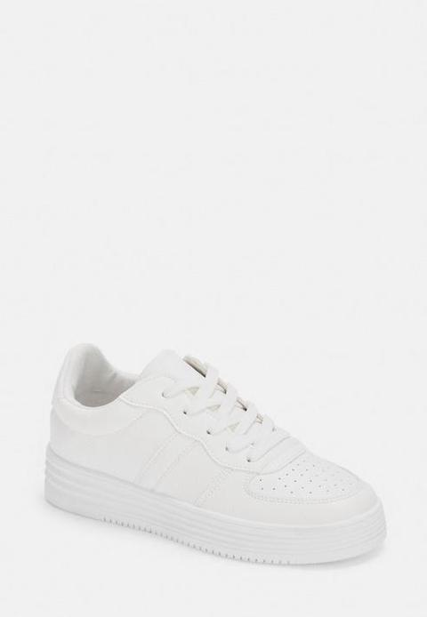 white trainers chunky sole