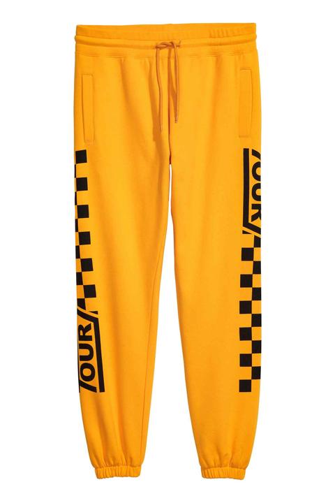 Sweatpants With A Print Motif