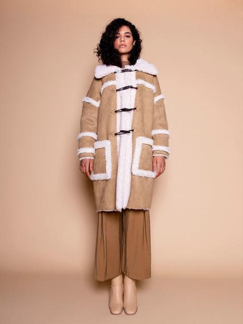 shearling coat buttons