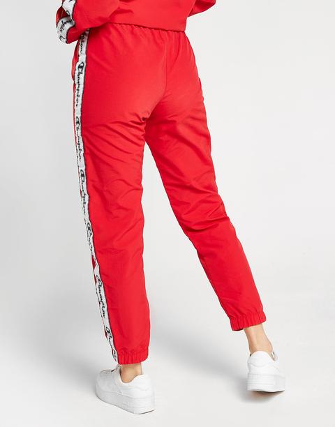 Champion Tape Woven Track Pants - Red 