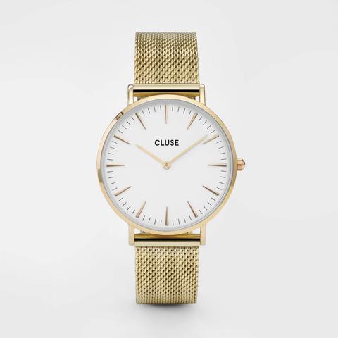 La Bohème Mesh Gold/white