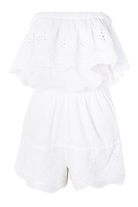 Broderie Bardot Playsuit