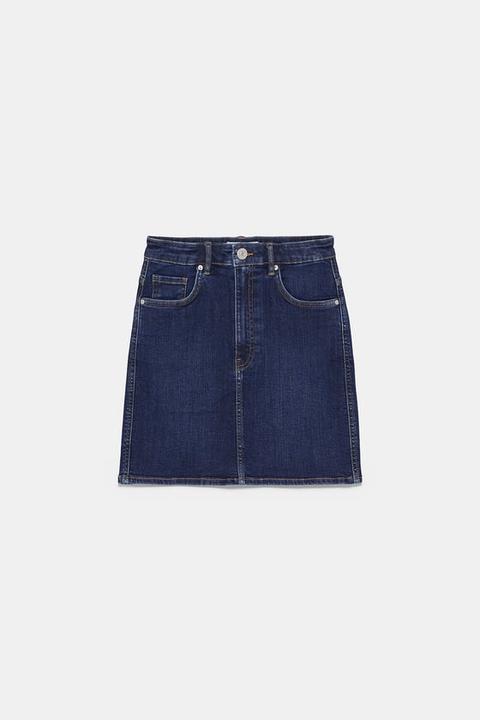 Falda Mini Denim