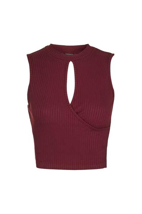 Keyhole Funnel Crop Top - Sale & Offers