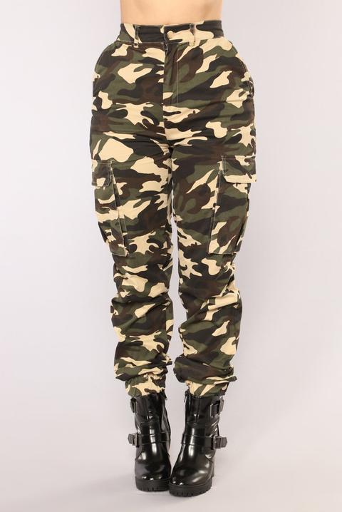 Dina High Waist Jogger - Olive