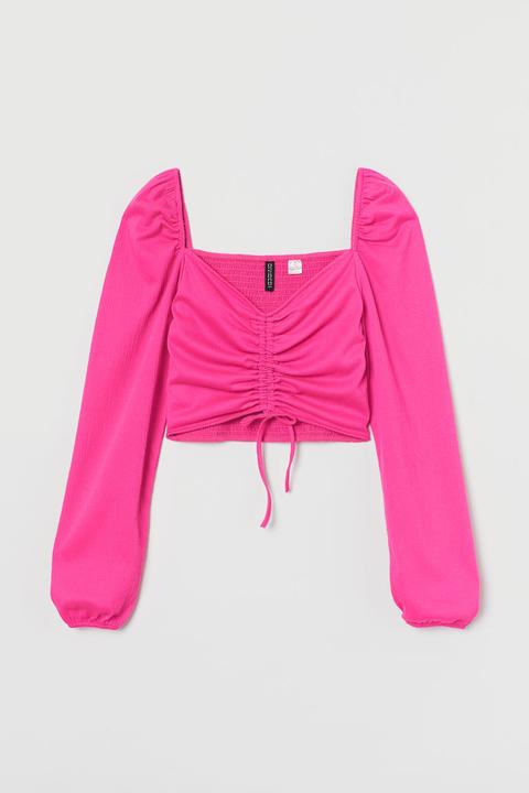 Drawstring Top - Pink