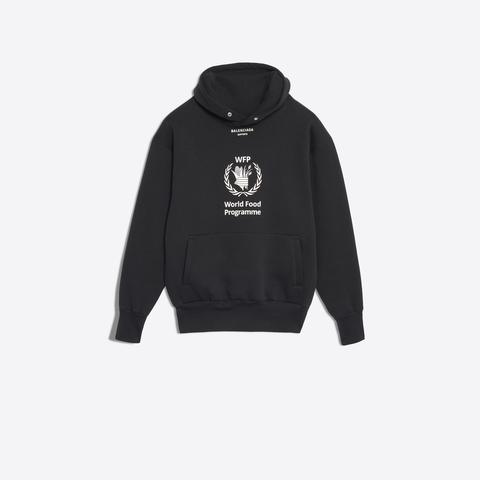 Sudadera Con Capucha Oversize Con Estampado Del Programa Mundial De Alimentos