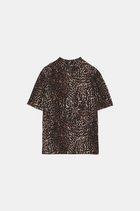 Textured T-shirt