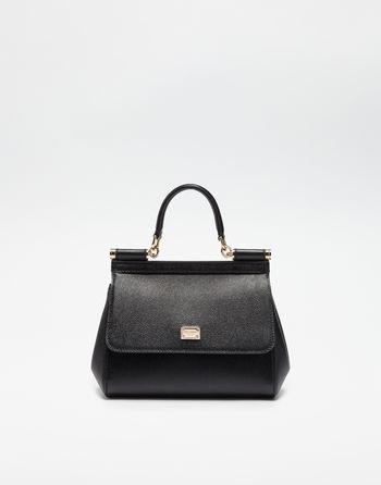 Small Dauphine Leather Sicily Bag