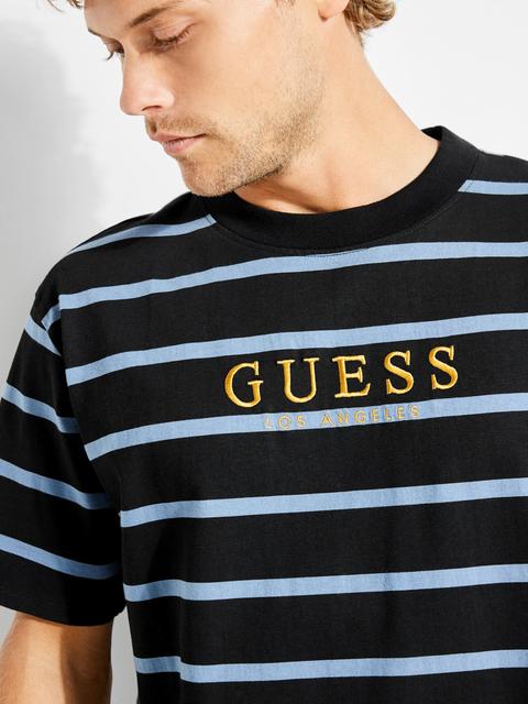 guess t shirt a righe