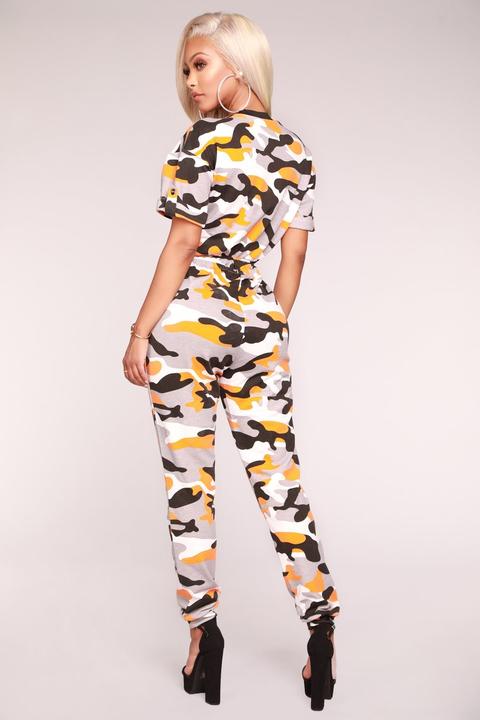 orange camo jumpsuit