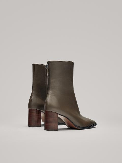 Botin Tacon Madera Khaki