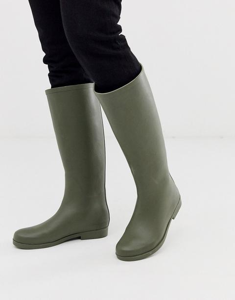 Botas De Agua Verdes Gracious De Asos Design