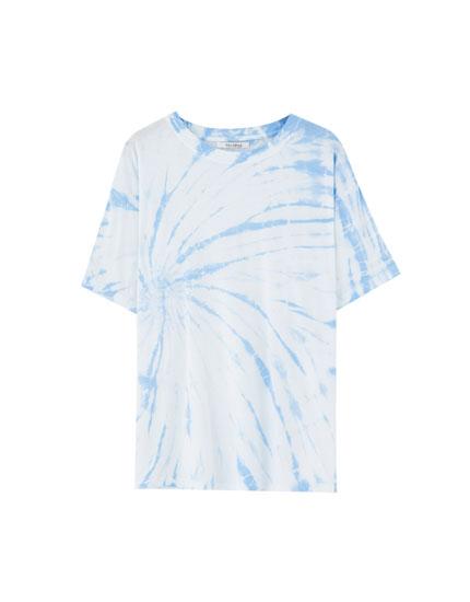 Camiseta Tie-dye Manga Corta