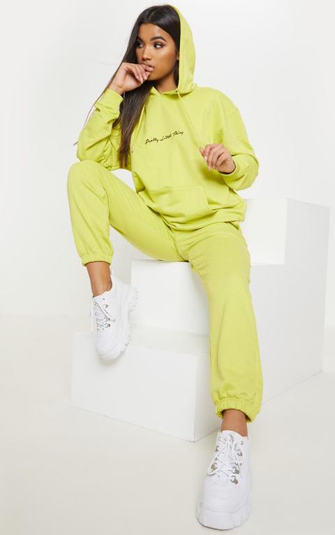Neon Lime Casual Jogger, Neon Lime