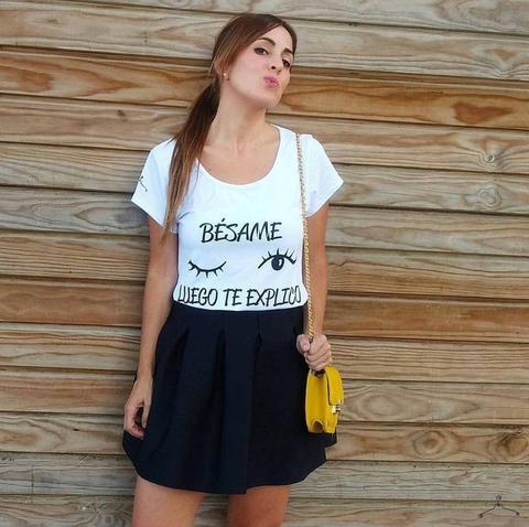 Camiseta Bésame, Luego Te Explico