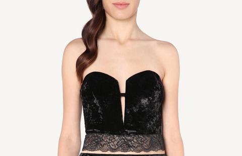 Bra Top Bustier Velvet Touch