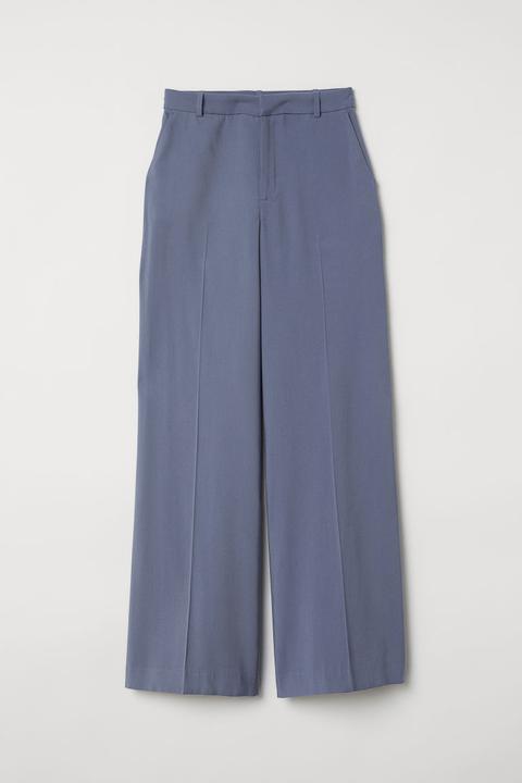 H & M - Pantaloni Ampi - Blu