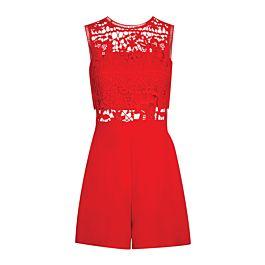 Tuta Pantaloncini Pizzo Crochet