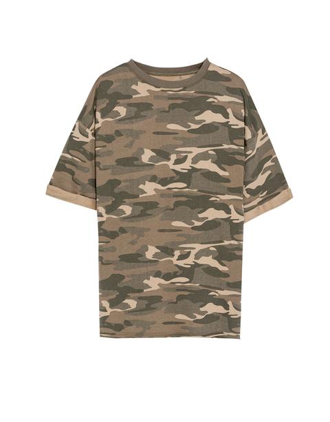 Camiseta Felpa Camuflaje