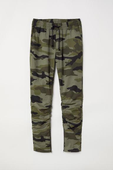 h&m cotton twill joggers