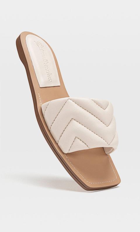 Quilted Flat Sandals