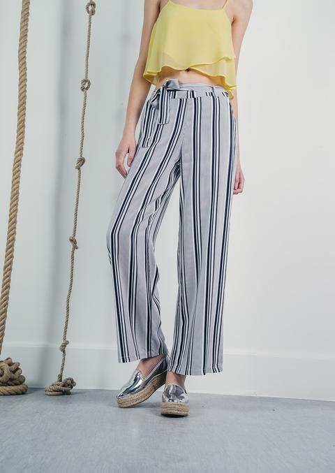 Oversized Striped Pants