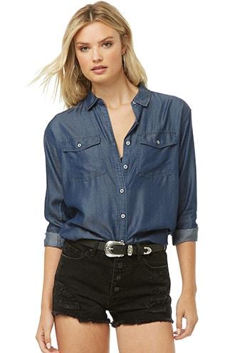 denim shirt forever 21