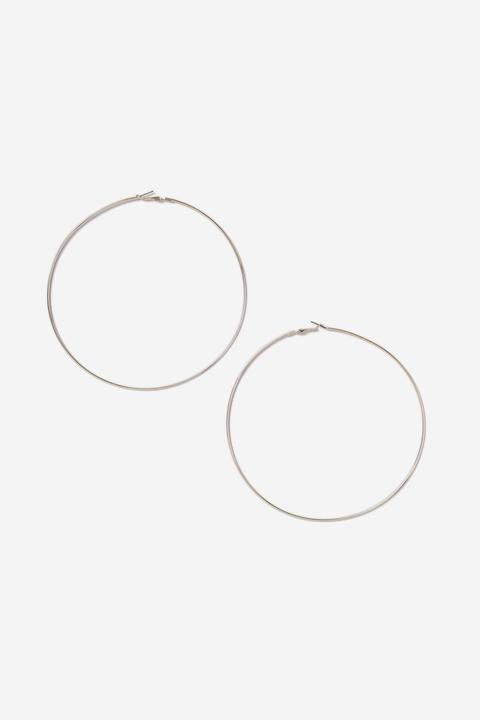 Womens **oversized Hoop Earrings - Gold, Gold