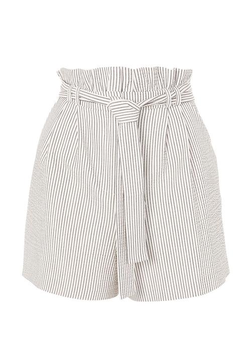 Stripe Paperbag Shorts