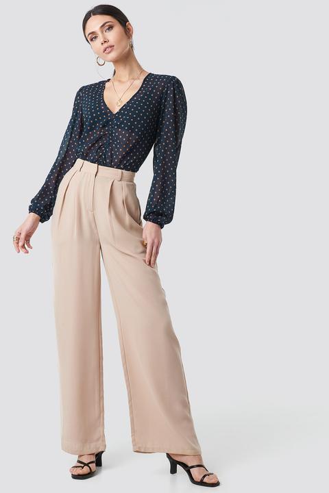 Wide Pants Beige